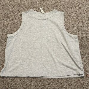 lululemon athletica Light Gray Muscle Tee